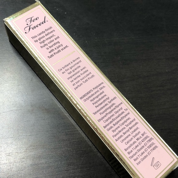 😍NWT Show Me Your Coconuts Tutti Frutti Gloss by Too Faced!😍 - Picture 7 of 11
